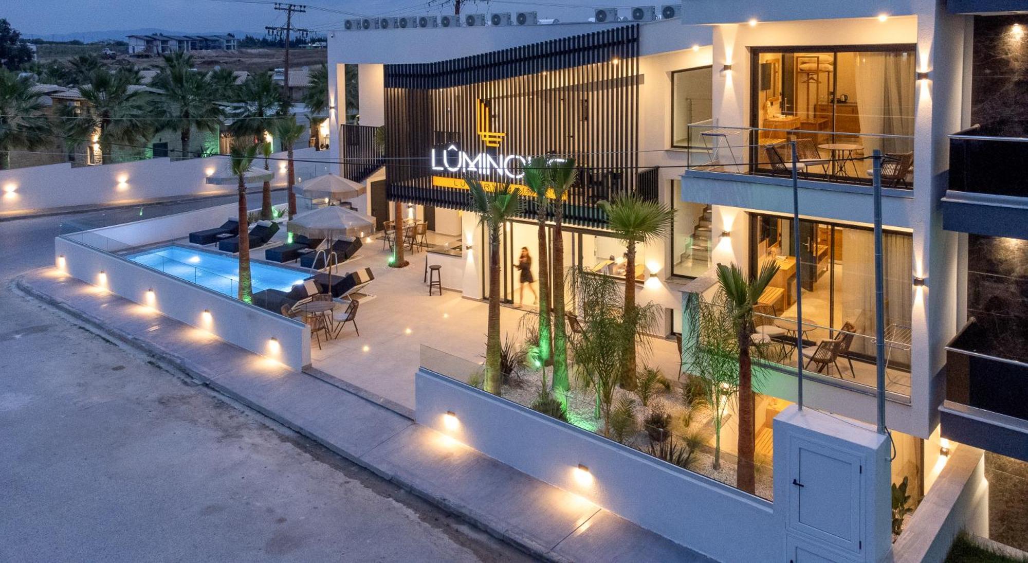Luminous Luxury Living Aparthotel Kallithea  Kültér fotó